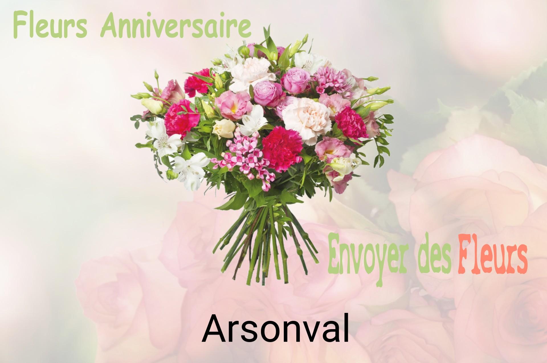 Bouquet de fleurs d’anniversaire livré à Arsonval